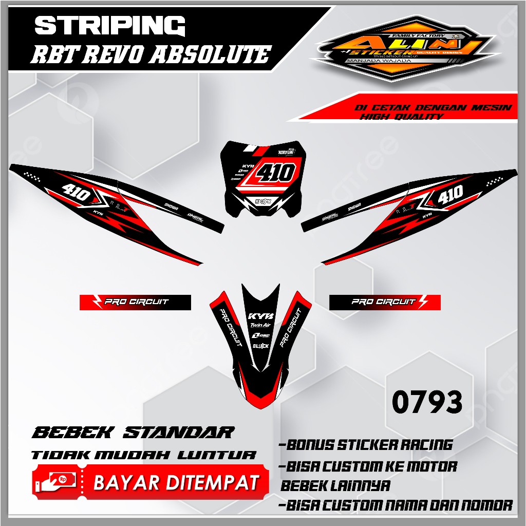 0793 STRIPING RBT REVO ABSOLUTE  - STRIPING VARIASI REVO ABSOLUTE  DESAIN RACING
