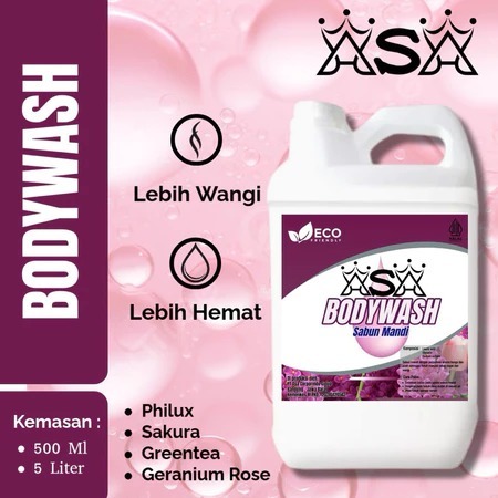 Bodywash 5 Liter - Sabun Mandi 5 Liter - Bodysoap 5 Liter - Sabun Mandi ASA 5 Liter