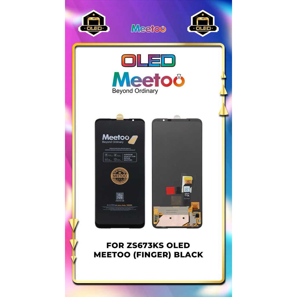 LCD ASUS ZS673KS OLED MEETOO BLACK+TS/ ZS676KS (ROG PHONE 5/ROG PHONE 5S/ROG PHONE 5S PRO/ROG PHONE 