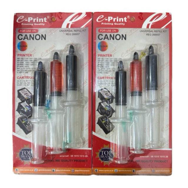 TINTA SUNTIK EPRINT E-PRINT CANON / TINTA CANON PAPAN / TINTA SUNTIK