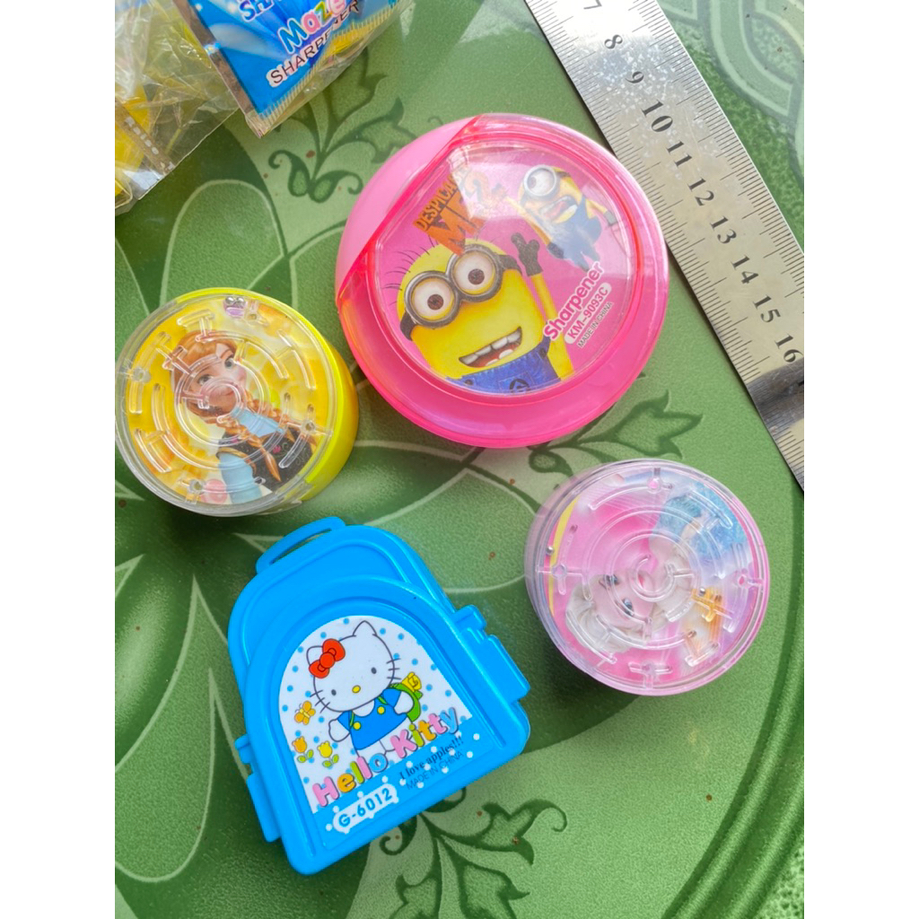 RAUTAN PENSIL KARAKTER || SERUTAN/ PERAUT TAS/ BULAT