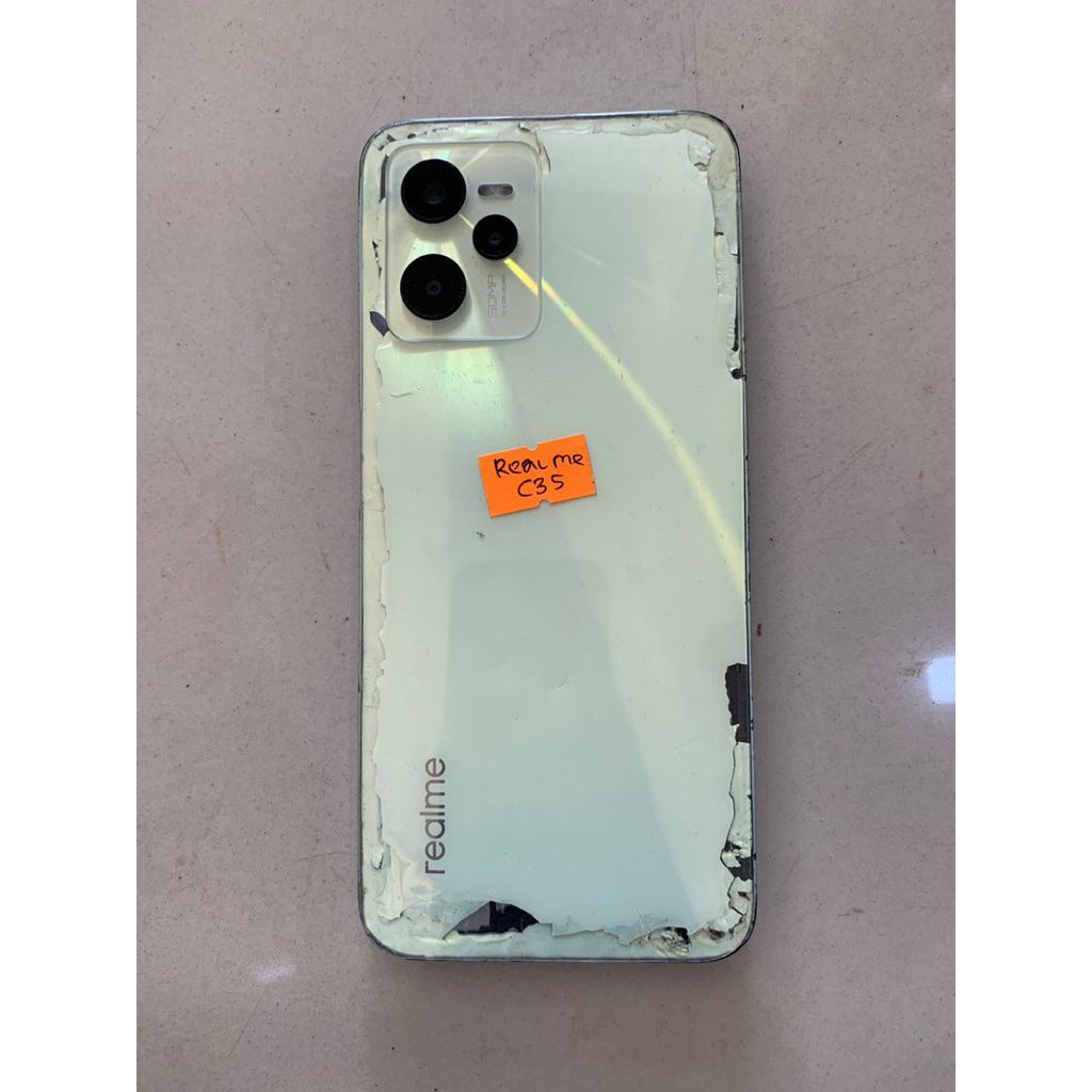 Realme C35 mesin normal, minus LCD