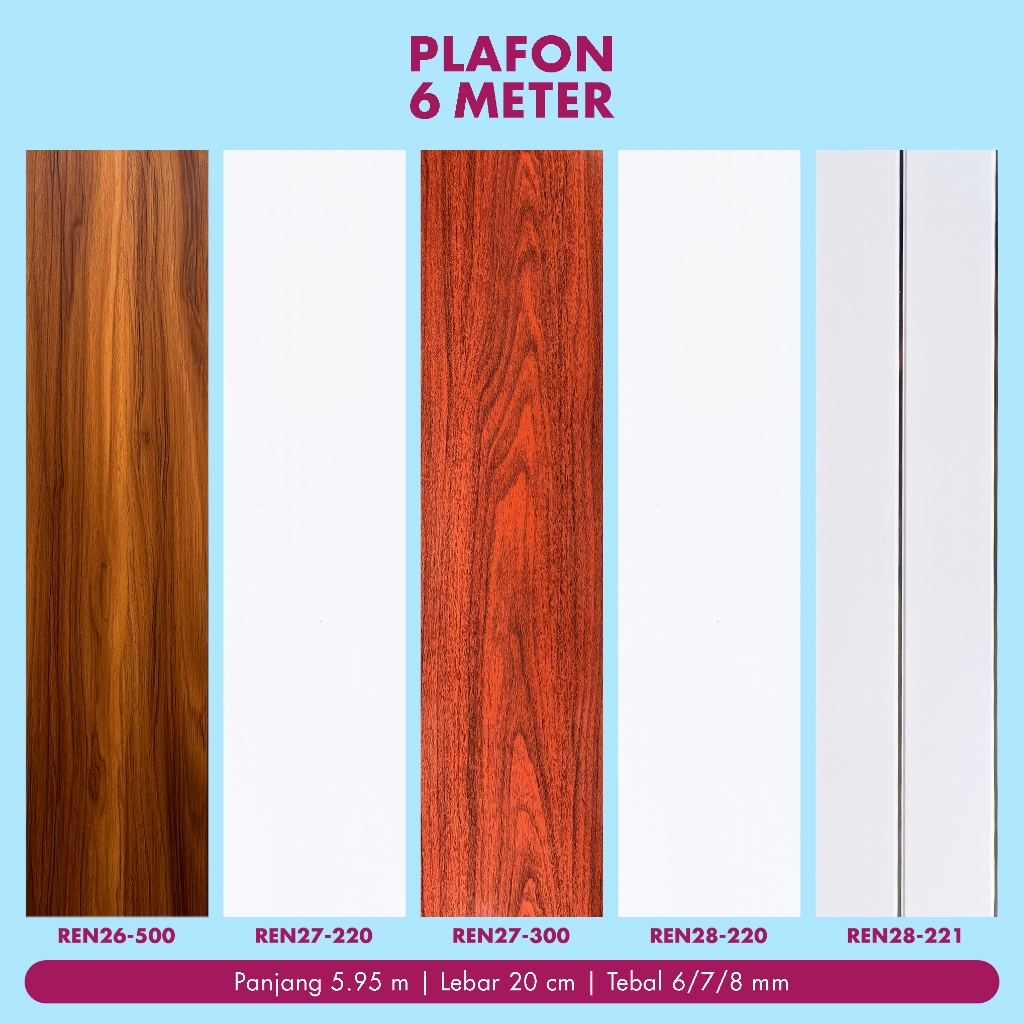 Plafon PVC Glossy/Laminate 5,95m
