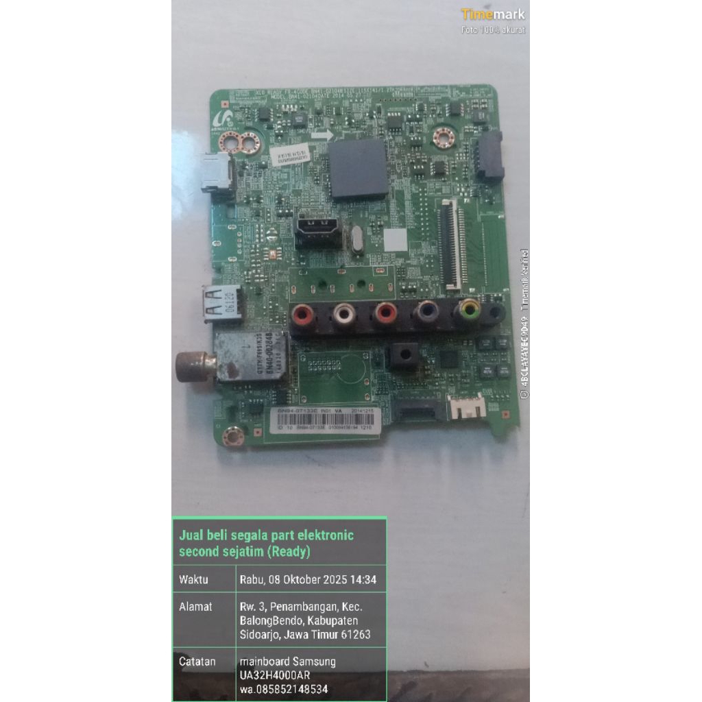 mainboard tv Samsung ua32h4000ar