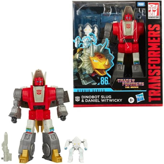 Transformers Toys Studio Series 86-07 Leader Class The The Movie 1986 Dinobot Slug Action Figures, A