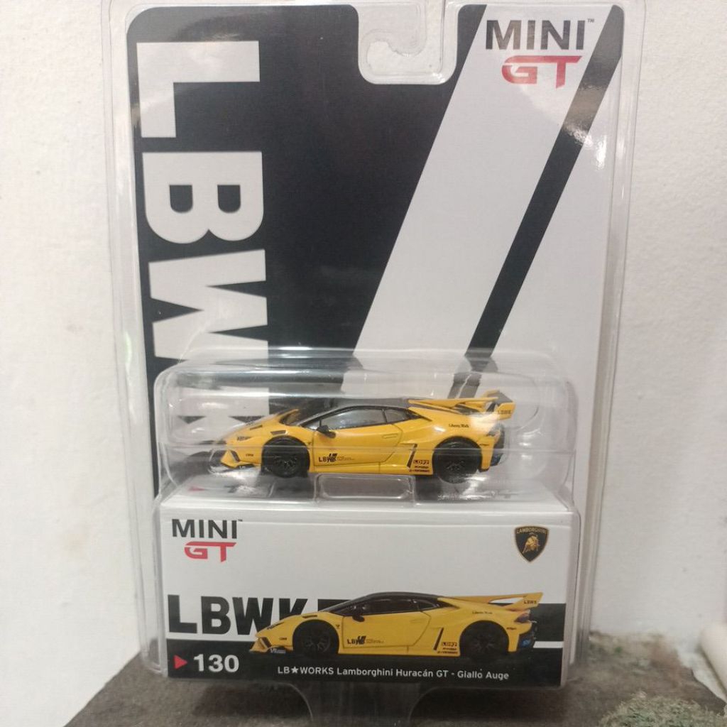 Mini GT//.130 Lamborghini Huracan GT Giallo Auge - Free Protektor