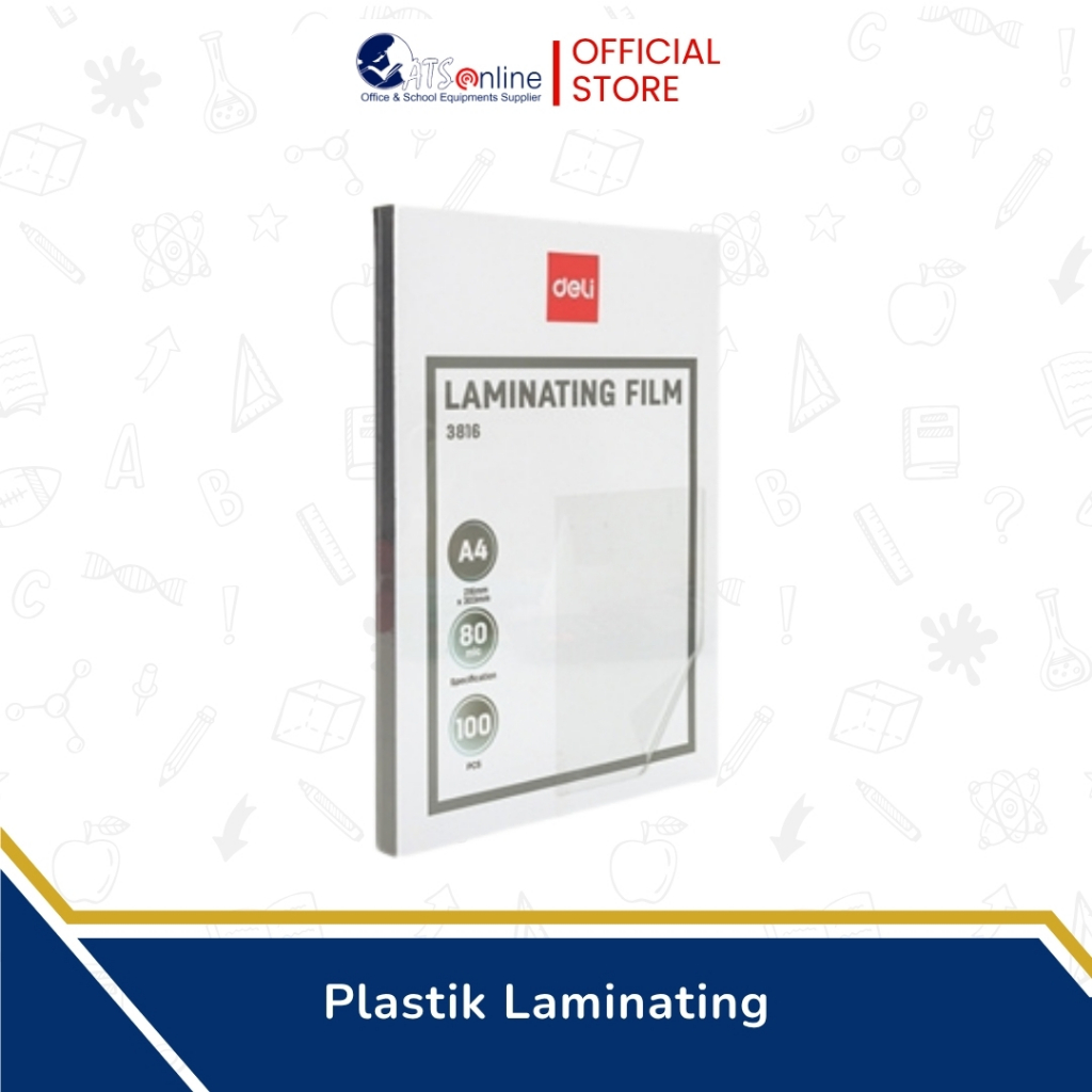 DELI Plastik Laminating Warna Transparant E3816