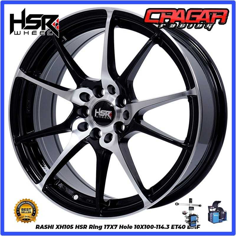 Velg Mobil Hsr Rashi R17 Lubang 5 Velg Mobil Altis Sienta Wish Vw Polo New Avanza Xenia Velloz
