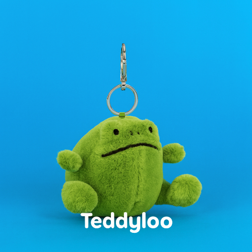 Ricky Rain Frog Bag Charm Jellycat Boneka Original Toad Froggie Bag Charm Keychain Gift Gantungan Ku