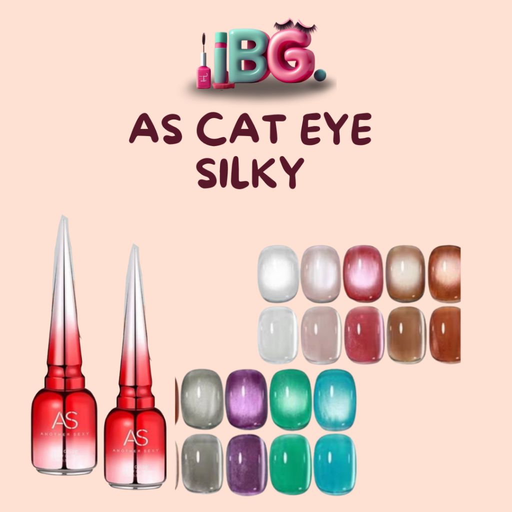 Cat Eye Silky Autumn Gel AS Series ALK | Kutek Gel Magnetik Warna Elegan dan Berkilau