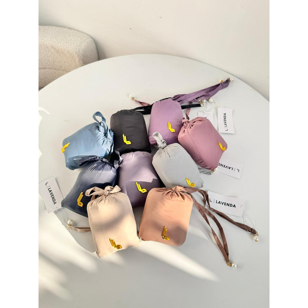 LAVENDA | Mukena Traveling Premium | Mukena Travel Mini - Free Sajadah Travel
