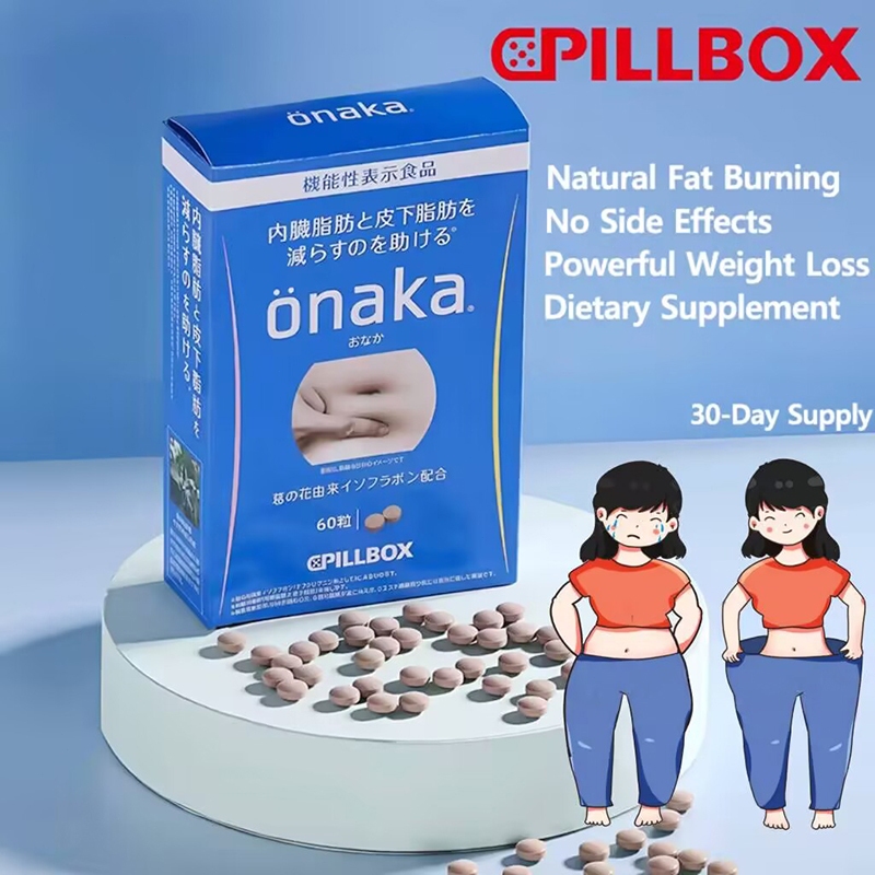 Pillbox Onaka 60 Tablet Diet Japan Abdominal weight loss dietary supplement