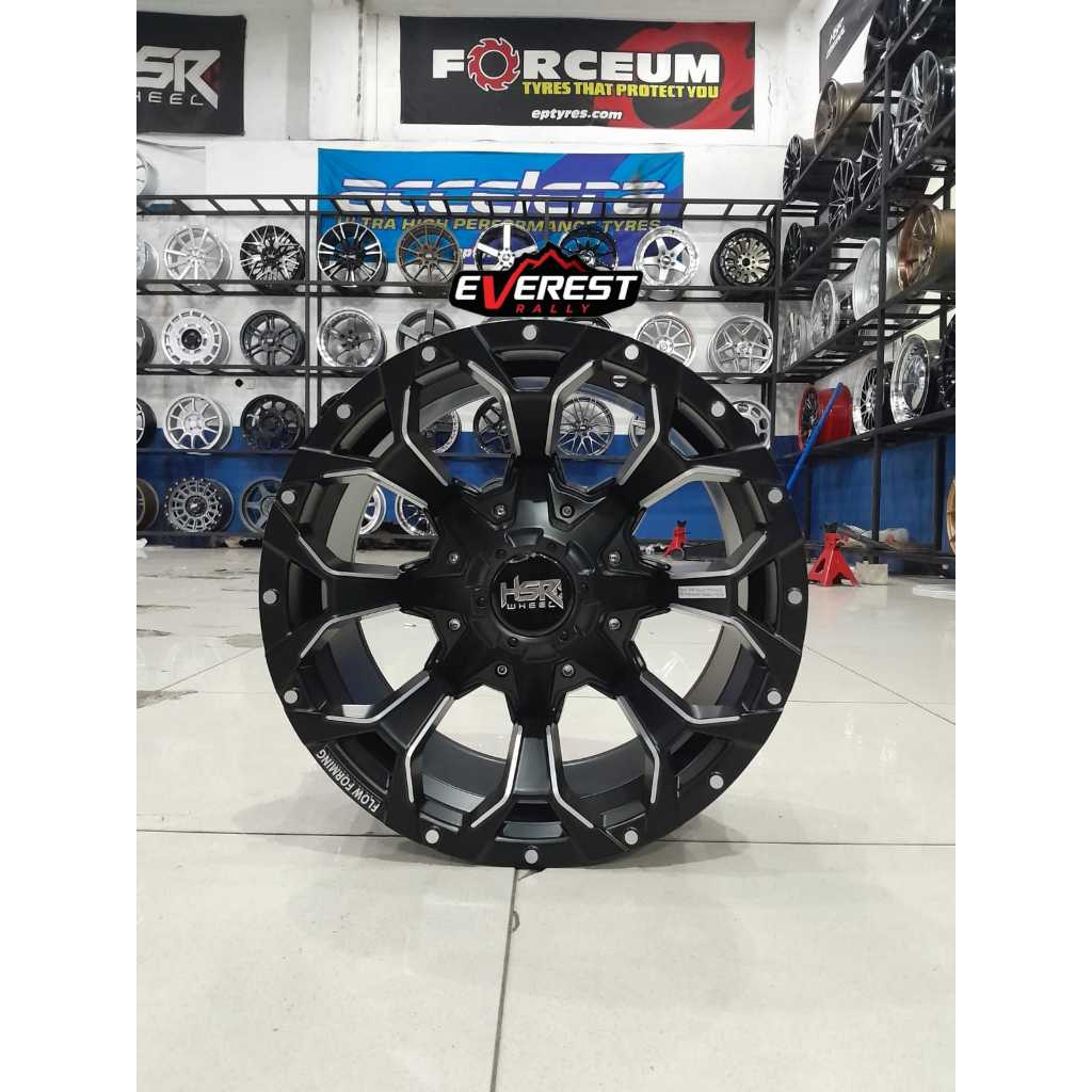 Velg Offroad Mobil Rush Konde Ring 16 Lebar 8 Baut 5x114,3 Pelek HSR GOKU R16
