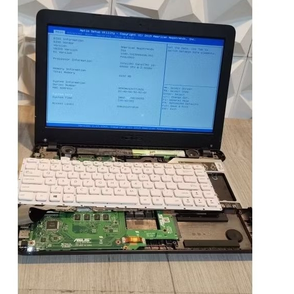 Motherboard Asus X441U X441 X441UV CORE i3-6 I3-7 Normal Tested Seken Original Bukan bekas servis