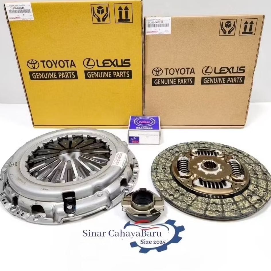 Kopling Set Toyota Fortuner 2.5 DieselHilux 2.5 2Kd Original