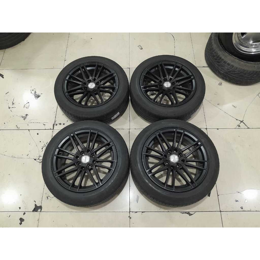 Velg bekas racing ring15x7 baut 4x100 4x114 ban 185 55 r15