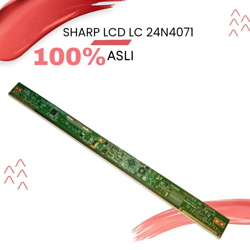 ticon tcon sharp lcd lc 24n4071 asli cabutan