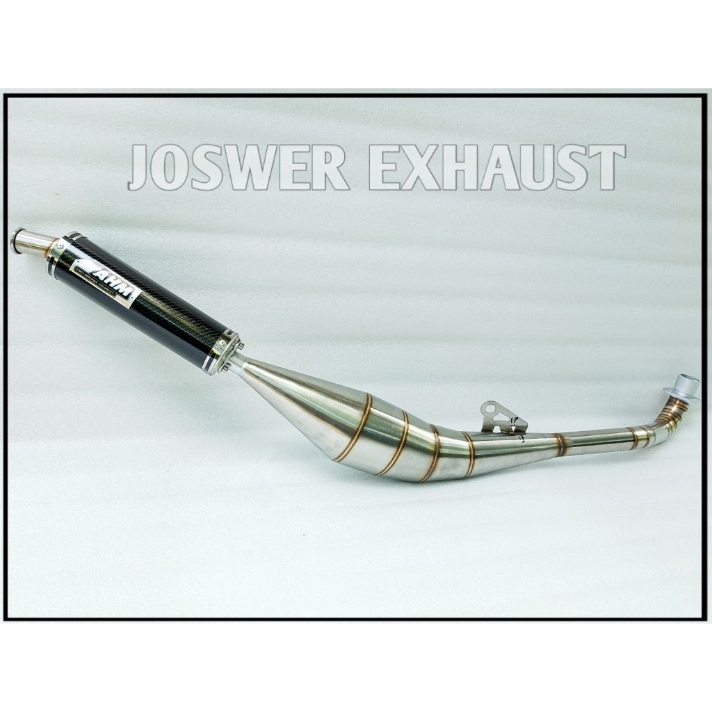 knalpot racing FizR F1Zr forceone AHM carbon model samping superpro carbon stenlis