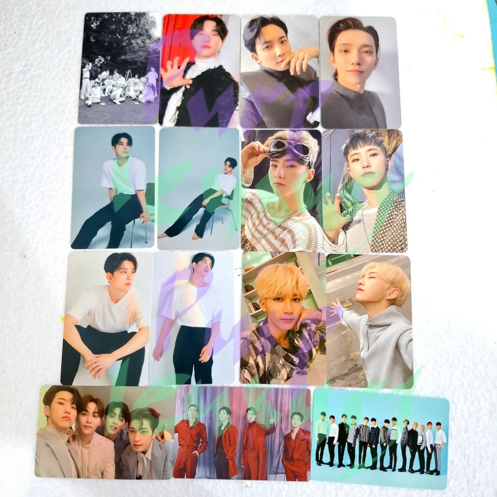 PHOTOCARD OFFICIAL SEVENTEEN MEMBER JEONGHAN, JOSHUA, HOSHI, HIPHOP TEAM, PERFOMANCE TEAM: DICON 101