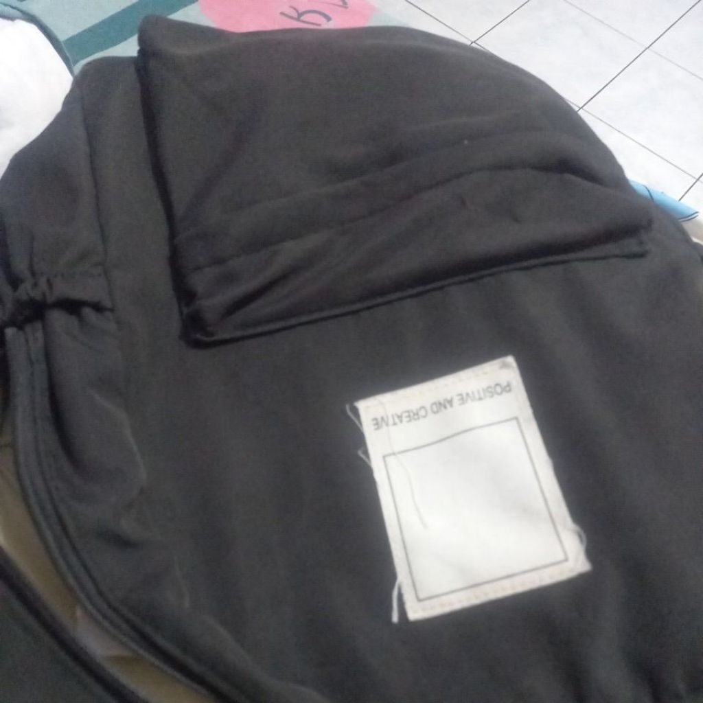 backpack warna hitam second