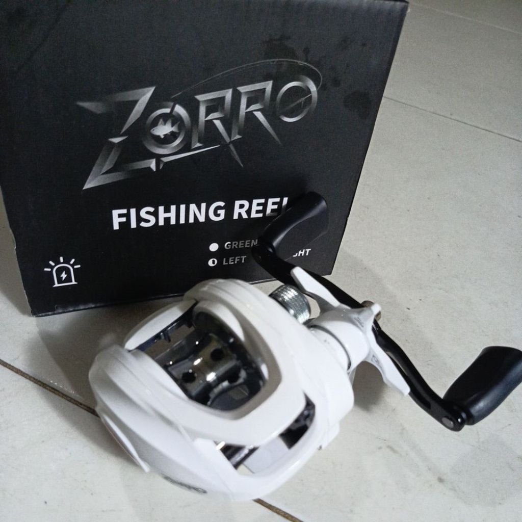 Reel bc Zorro white drag clicker