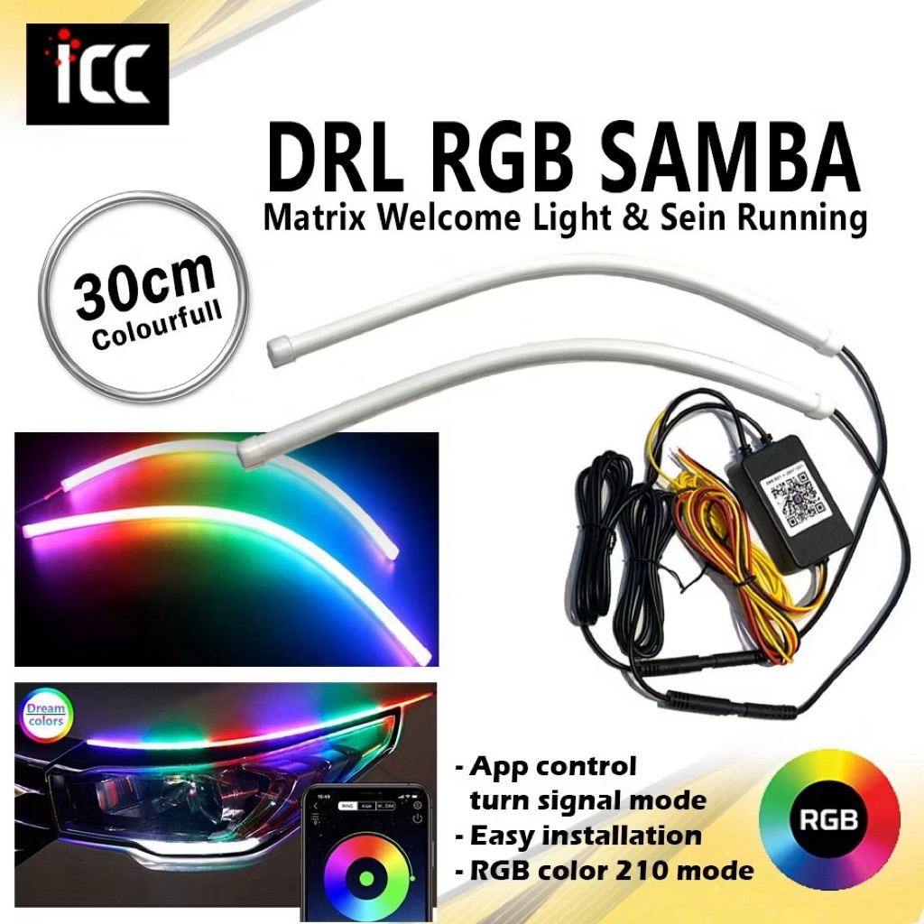 LAMPU ALIS RGB SAMBA 30CM MERK ICC AES