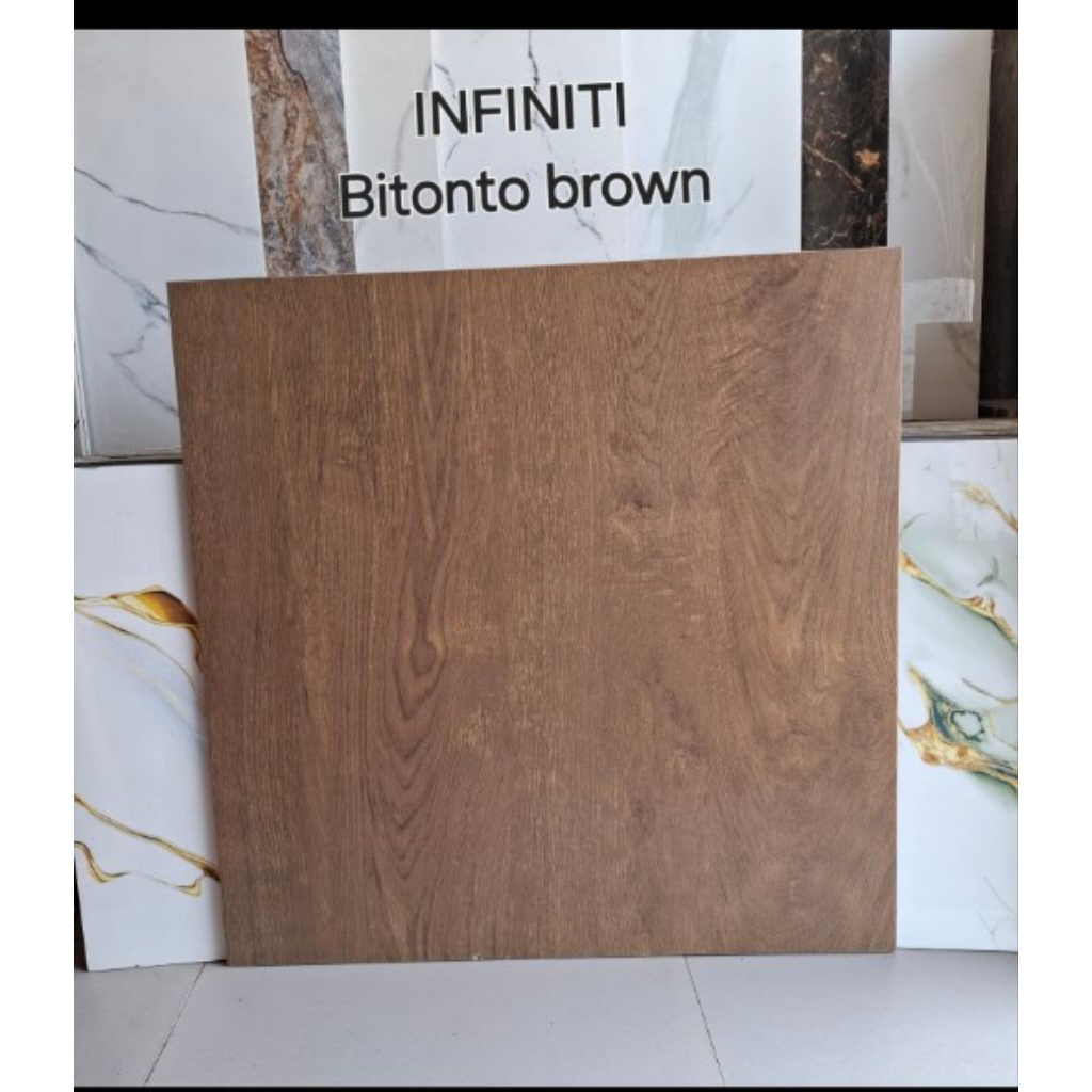 GRANIT 80x80 MOTYF KAYU INFINITY BITONTO BROWN MATT/DOOP (3keping)