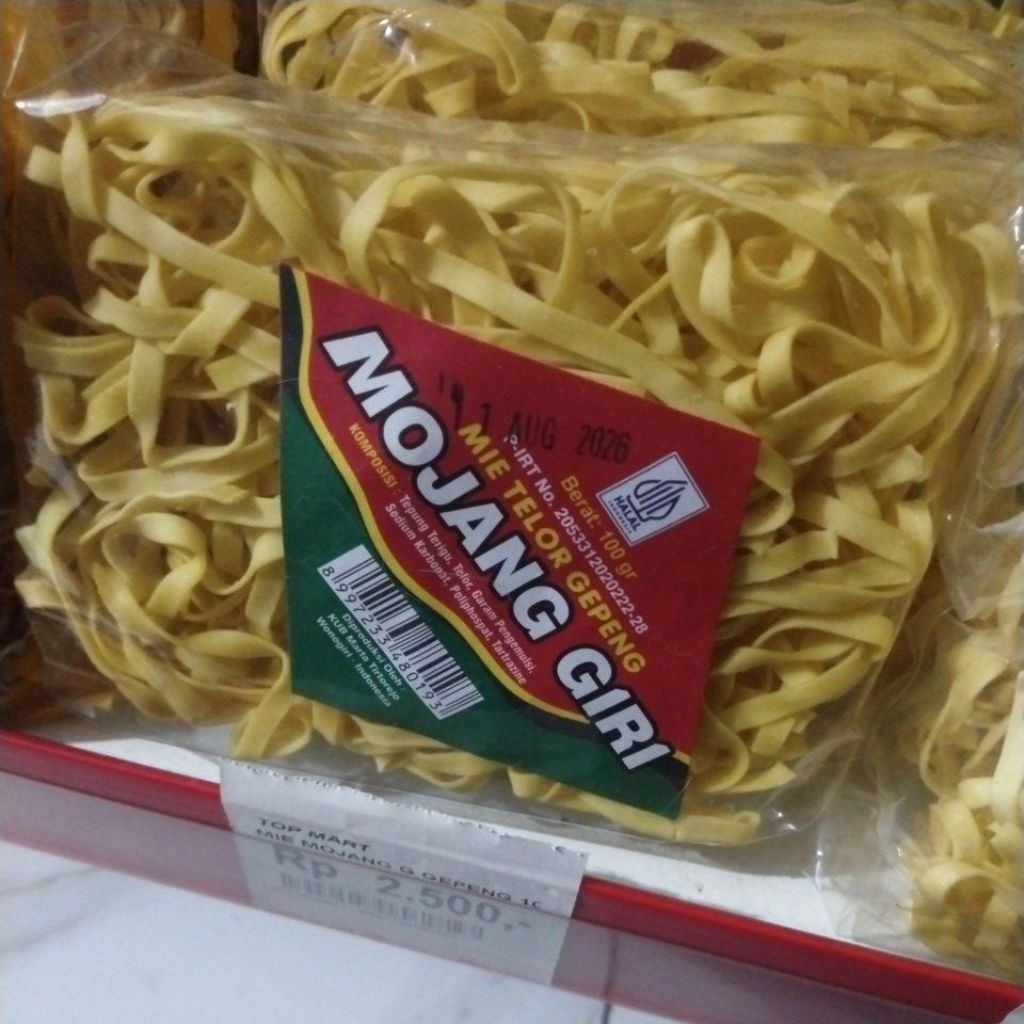 Mie Telor Gepeng Mojang Giri 100 Gr