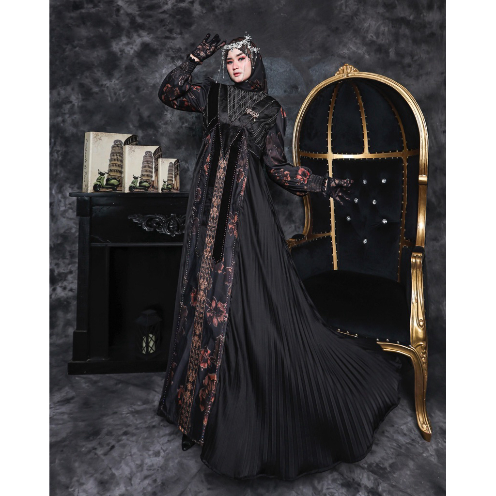 Gamis syari set rafanda /rafanda syari set /syari rafanda set