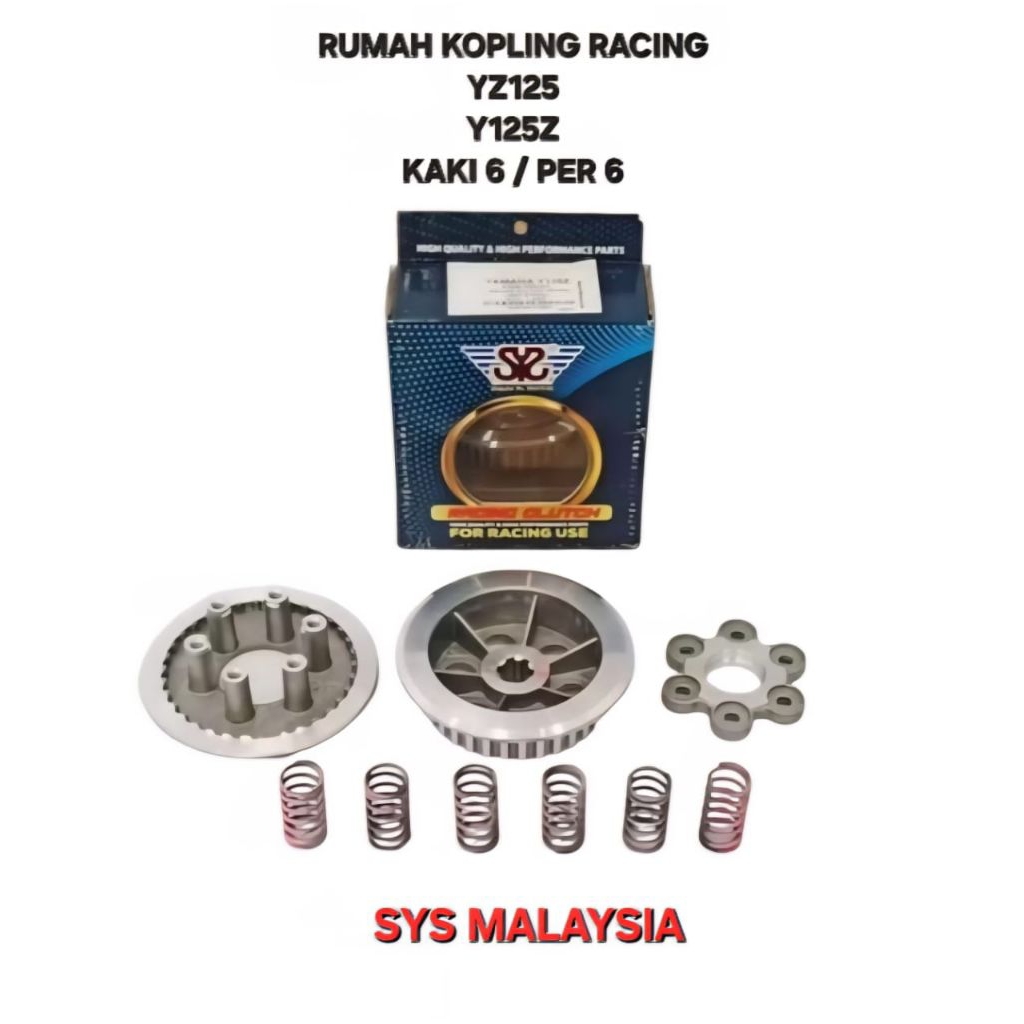 RUMAH KOPLING RACING YZ125 Y125Z YZ 125 KAKI 6 PER 6 SYS MALAYSIA