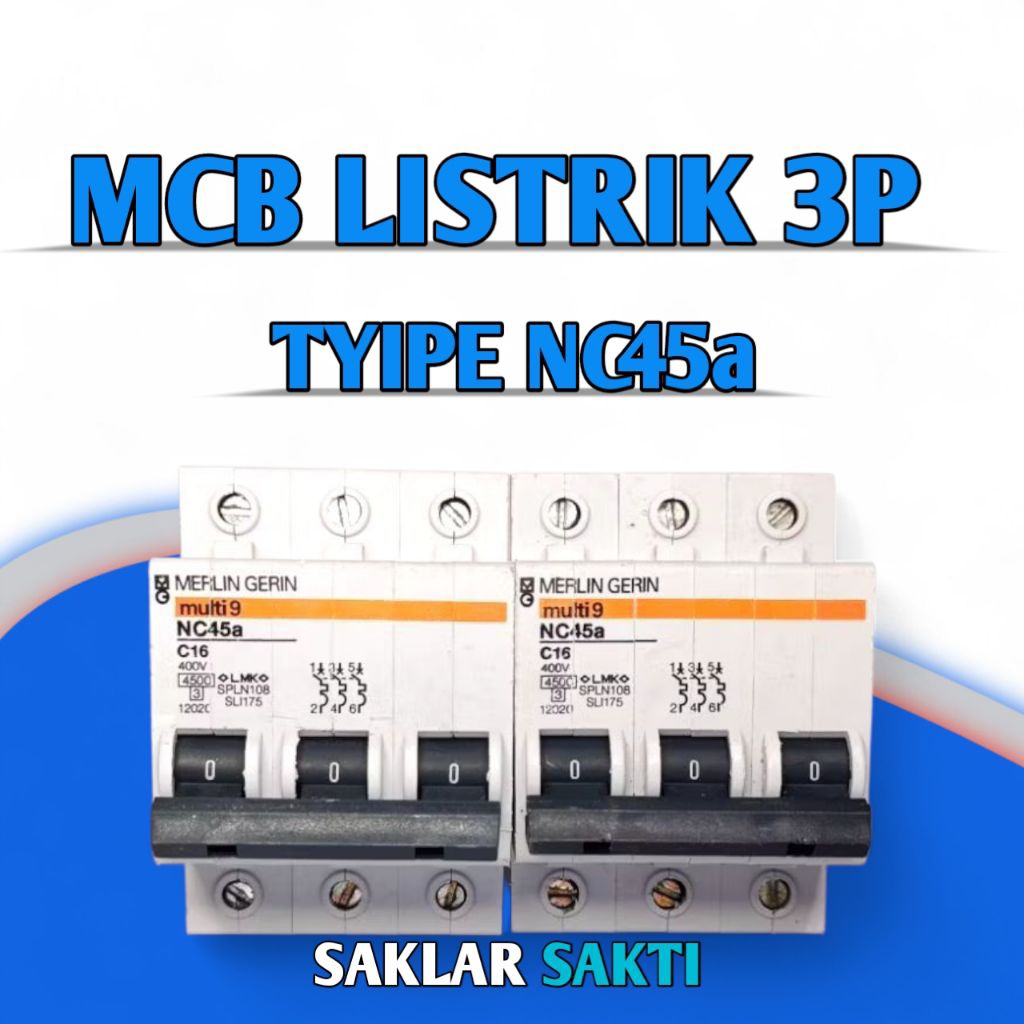 MCB 3P NC45a 6A 10A 16A-32A