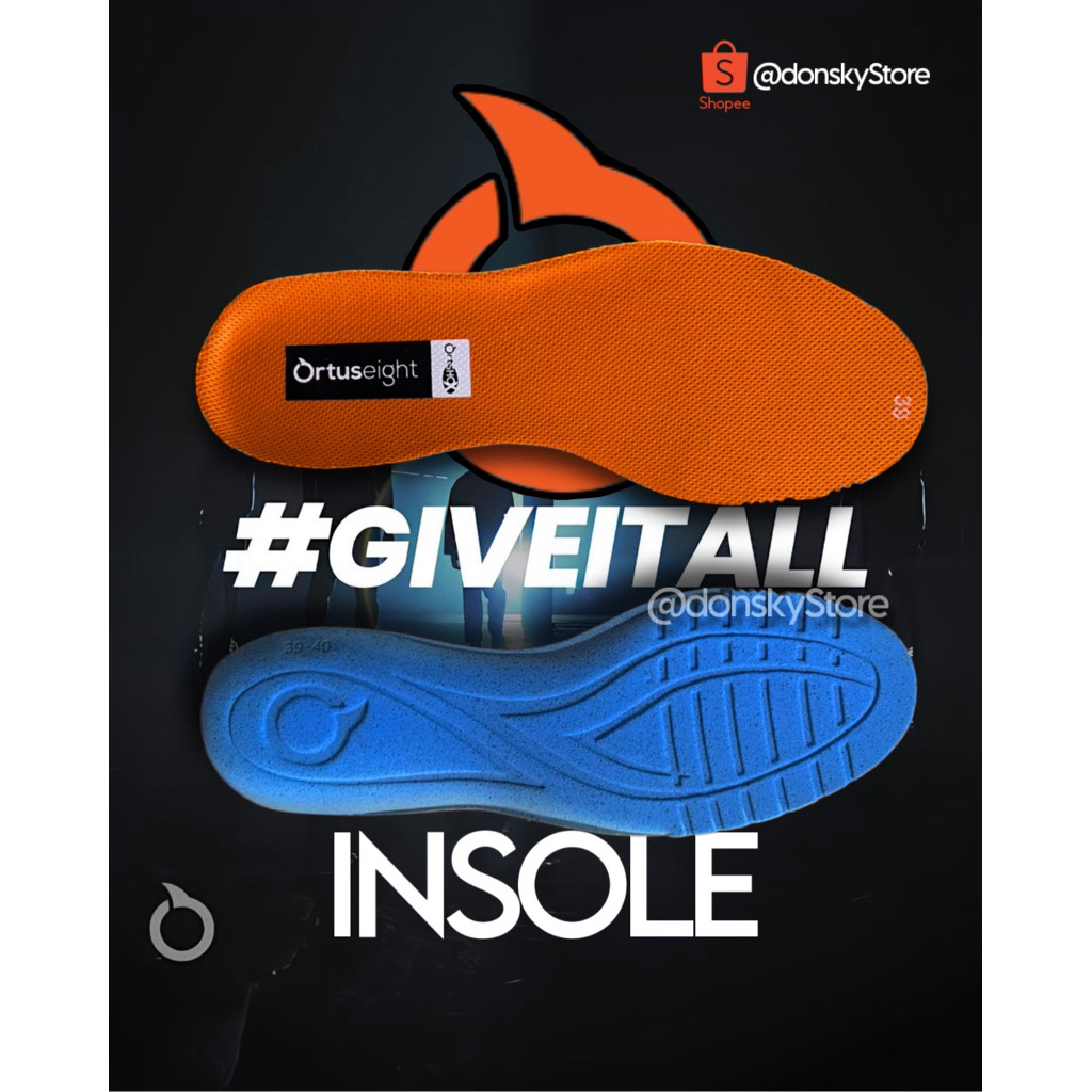 Insole Ortshox alas sepatu futsal [ortuseight] limited