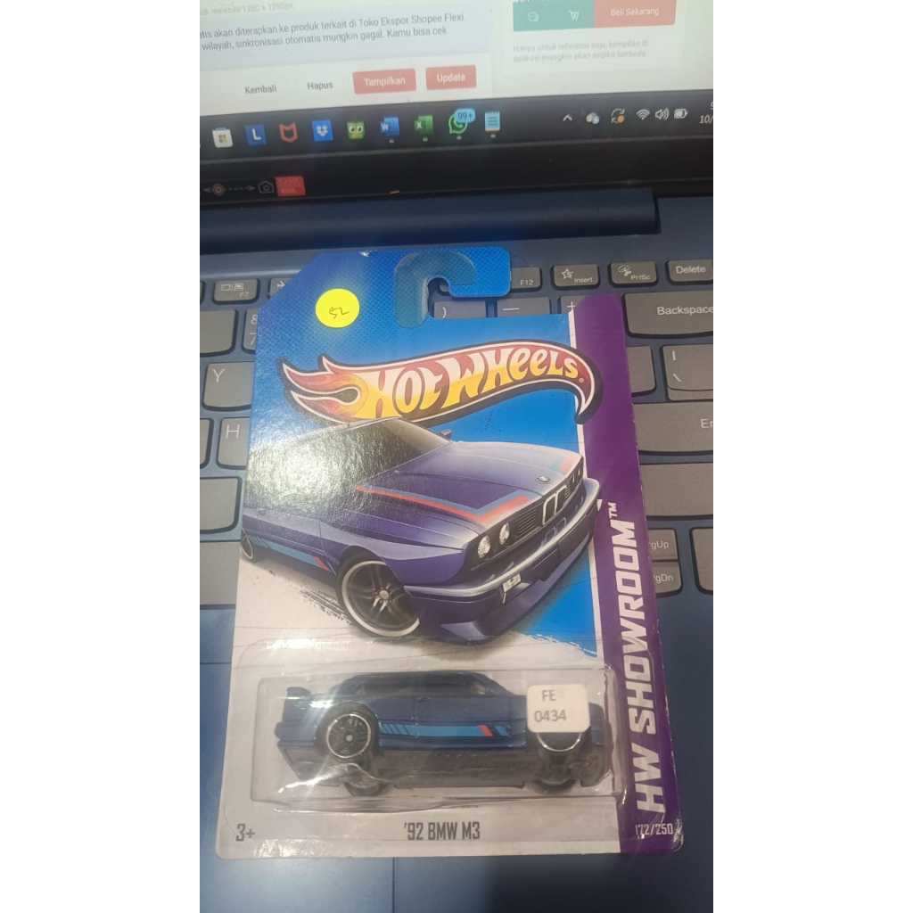 hotwheels 92 bmw m3 hw showroom