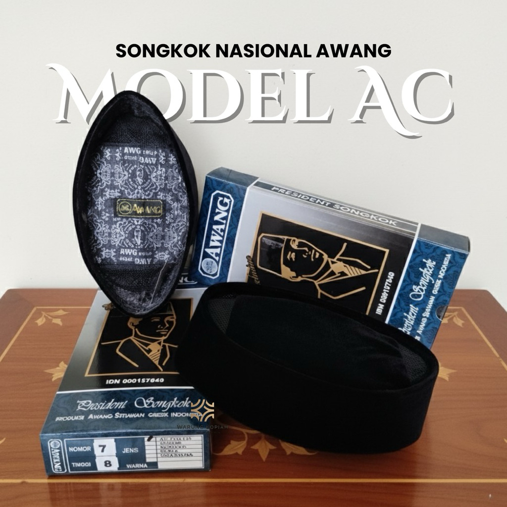 Terlaris Peci Hitam Polos Awang Tinggi 7 8 9 10 Cm Songkok Hitam Motif AC