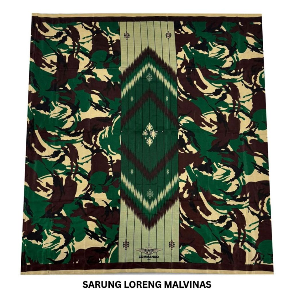 SARUNG LORENG ORIGINAL SAMARINDA/LORENG ABRI/LORENG TNI/LORENG MALVINAS