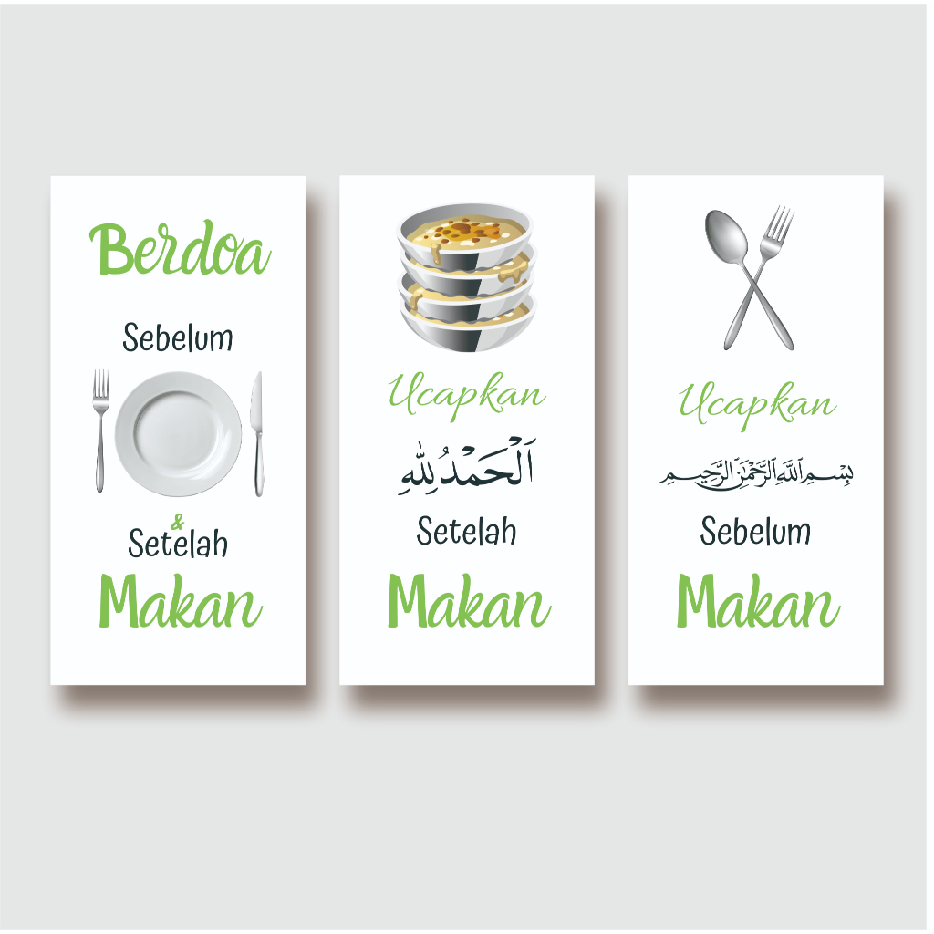 Hiasan dinding ruang makan doa walldecor dinding estetik ruang makan dapur