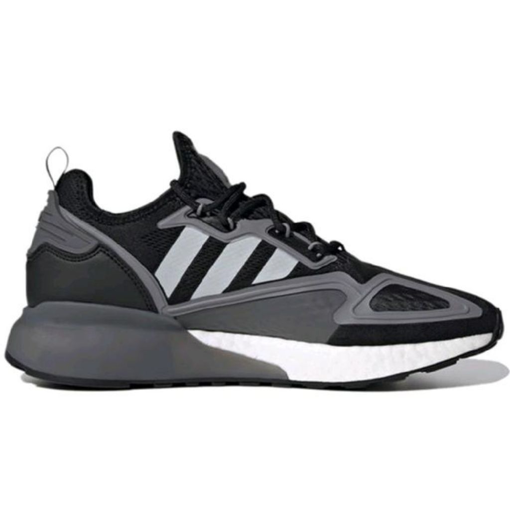 Sepatu Lari ZX 2K Boost 'Black Grey White
