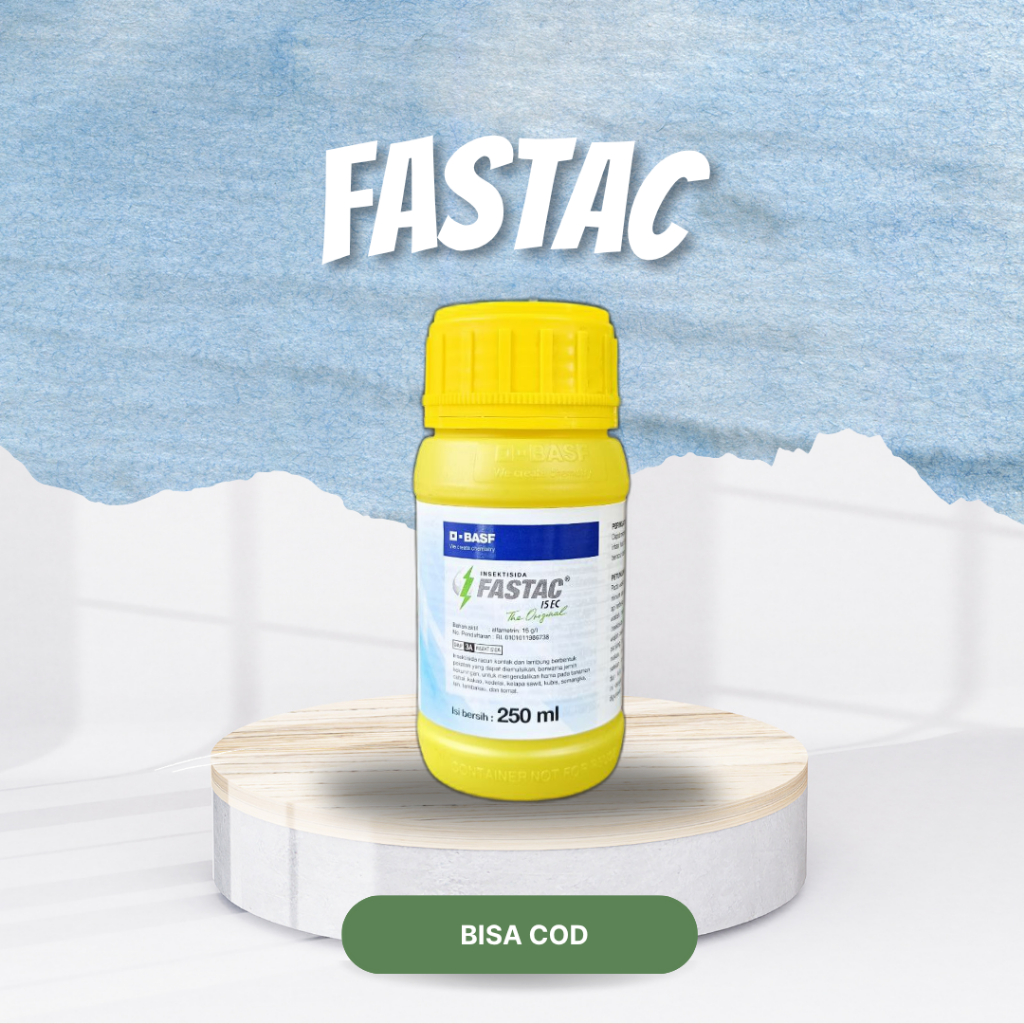 Fastac 15 EC 250 mL - Insektisida Kontak & Lambung | Kutu – Ulat - Belalang - Lalat Buah, Serta Para