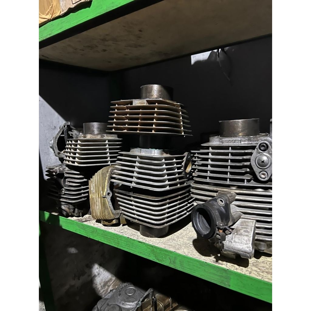 blok seher tiger original set piston