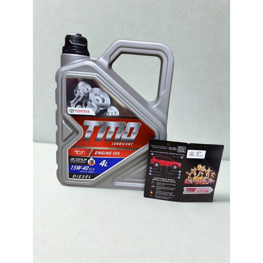 Oli Mobil TMO Diesel 4L 15w-40 CI-4 Oli Toyota Mobil Diesel