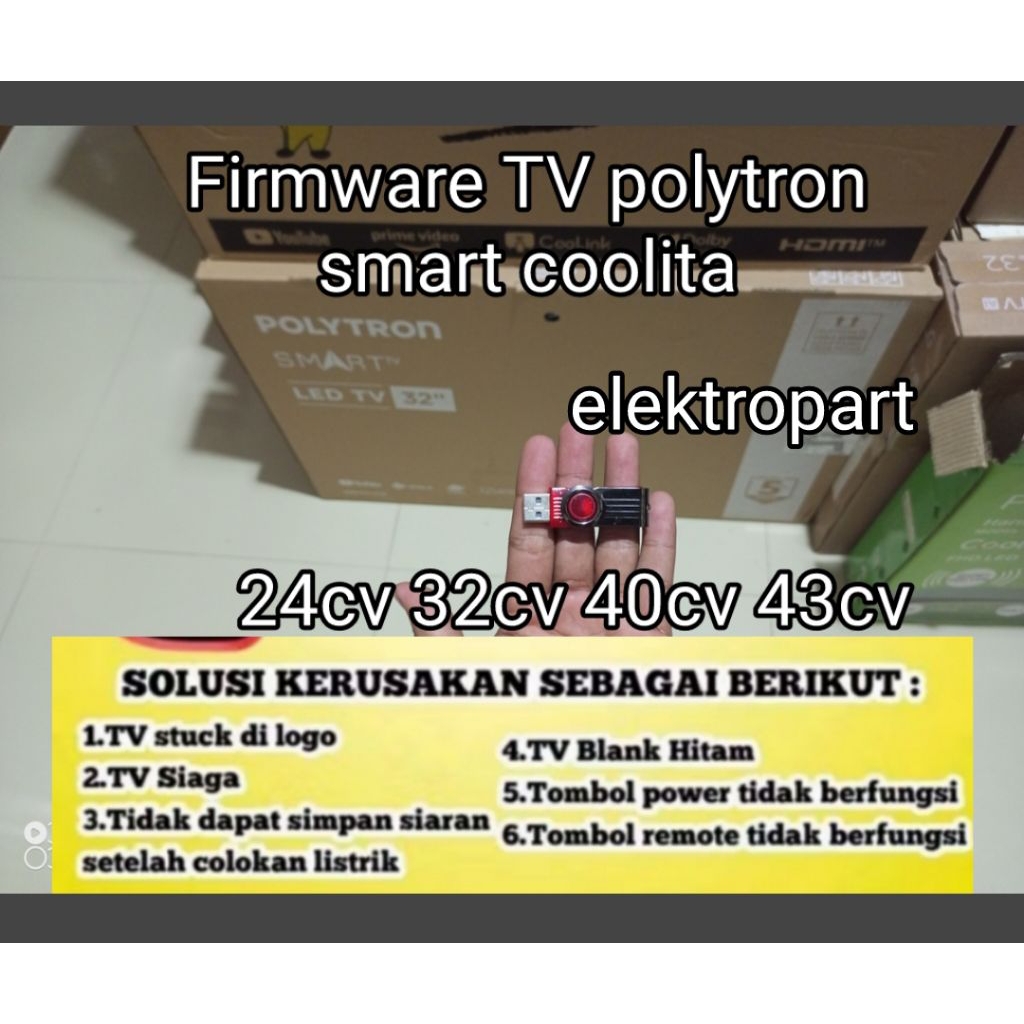 Flasdisk firmware polytron 32cv 40cv 43cv Firmware TV POLYTRON PLD 24CV1869 // PLD24CV1869/Y // PLD2