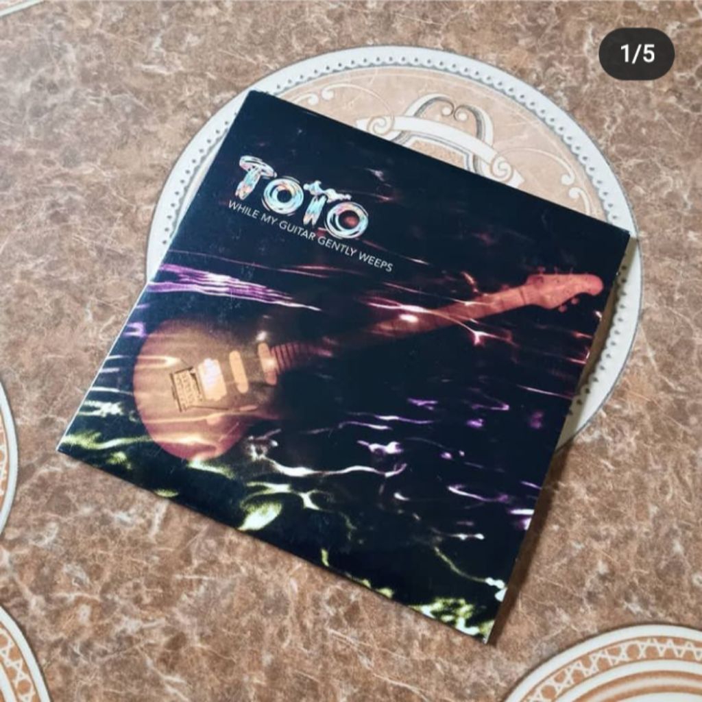 Toto - While My Guitar Gently Weeps (CD, Single, Promo) (CMC, EMI - 5517692)
