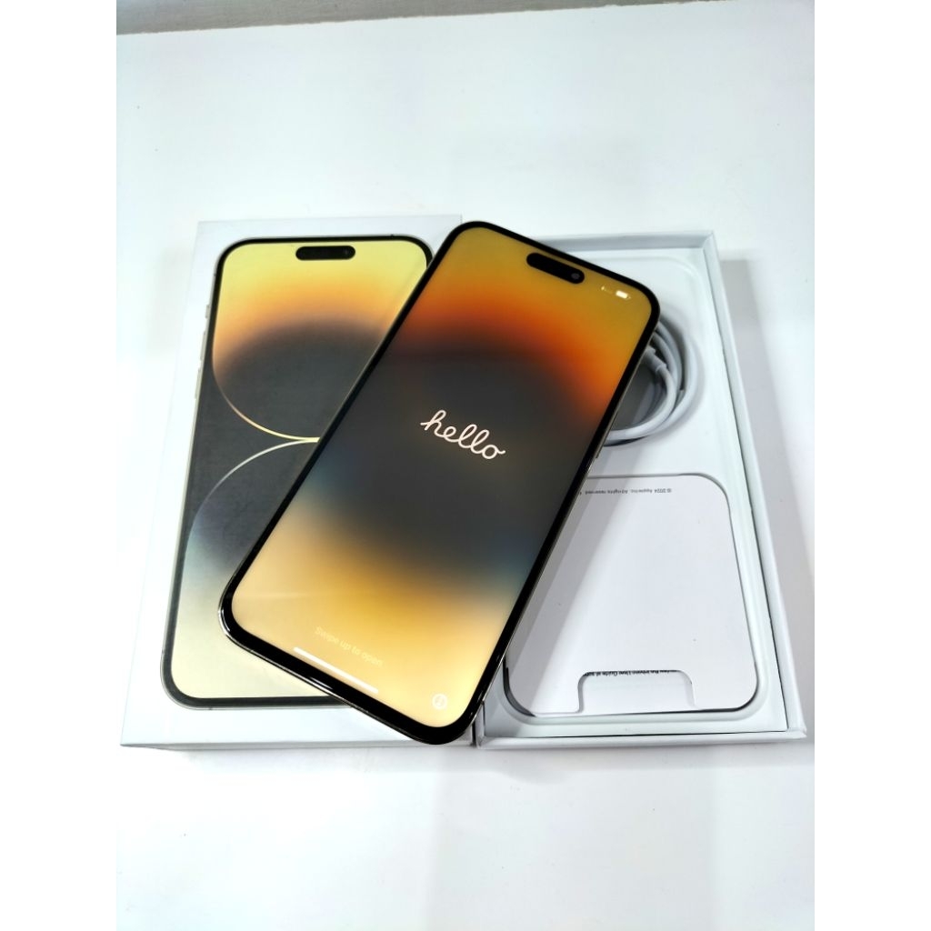 Iphone 14 Pro Max 256GB - Fullset - Resmi Bea Cukai - Second |  Minus face id Off |