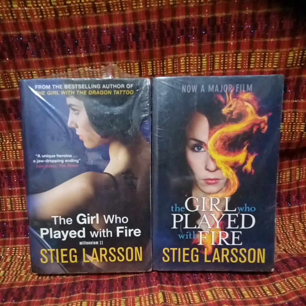 novel stieg Larsson paket 2 buku