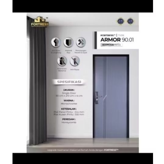 pintu Baja Fortress Type Armor Full set