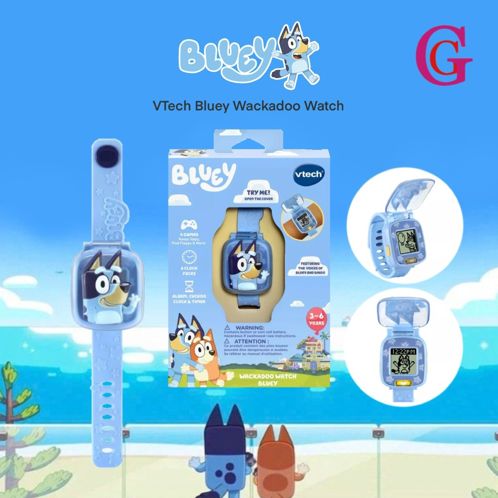 BLUEY VTECH WACKADOO WATCH | JAM BLUEY | JAM TANGAN BLUEY | JAM TANGAN ANAK