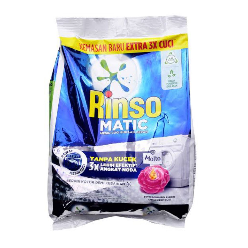 Rinso Matic bubuk 900 gram termurah di Shopee