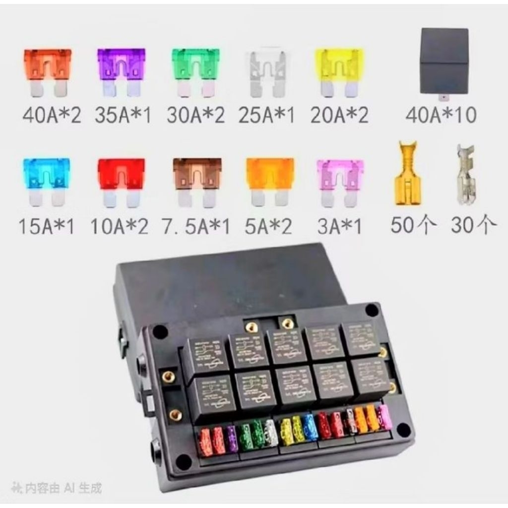 kotak relay box 10 relay fuse sekring tempat relay sekring kotak relay tempat relay box