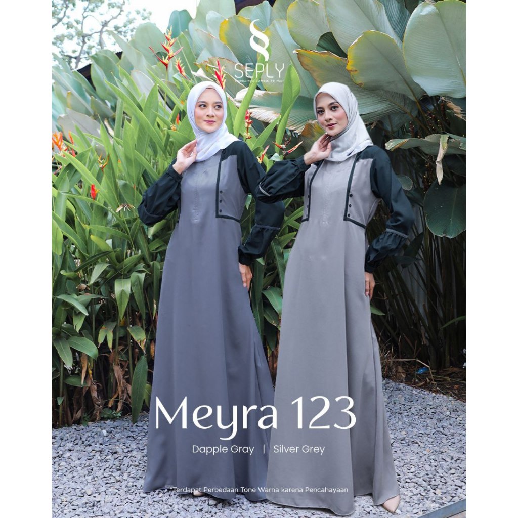 SEPLY MEYRA 123/GAMIS WANITA REMAJA DAN DEWASA/GAMIS SIMPLE DAN ELEGANT