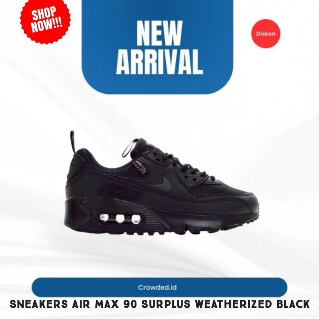 (CROWDED) Sneakers Air Max 90 Surplus Weatherized Black